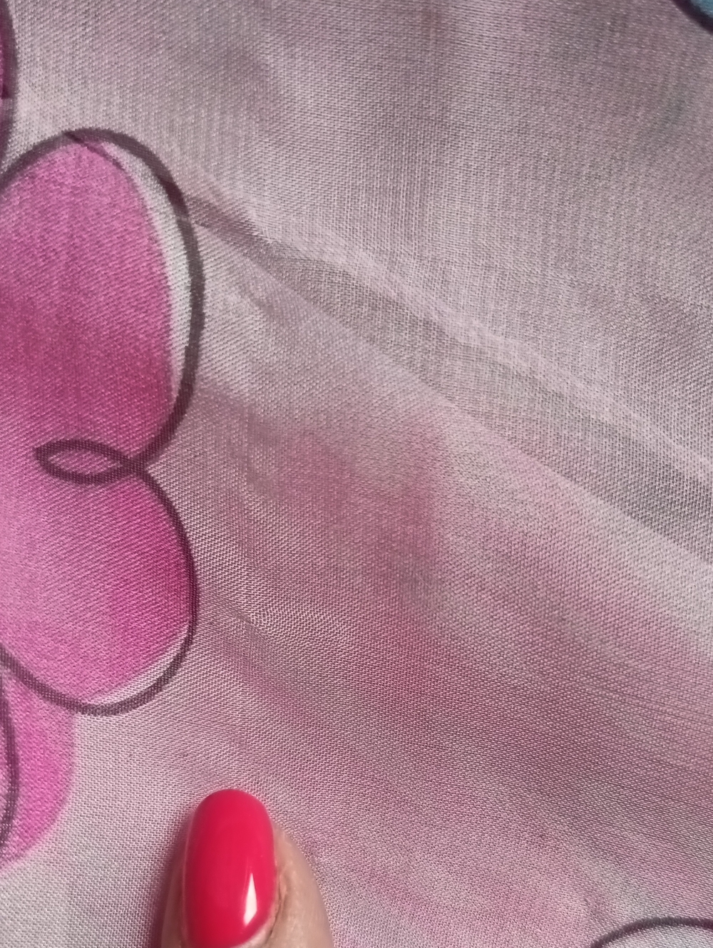 Moschino Cheap and Chic Pink Floral Logo Silk Scarf🌸Vintage 1988 - Picture 9 of 9
